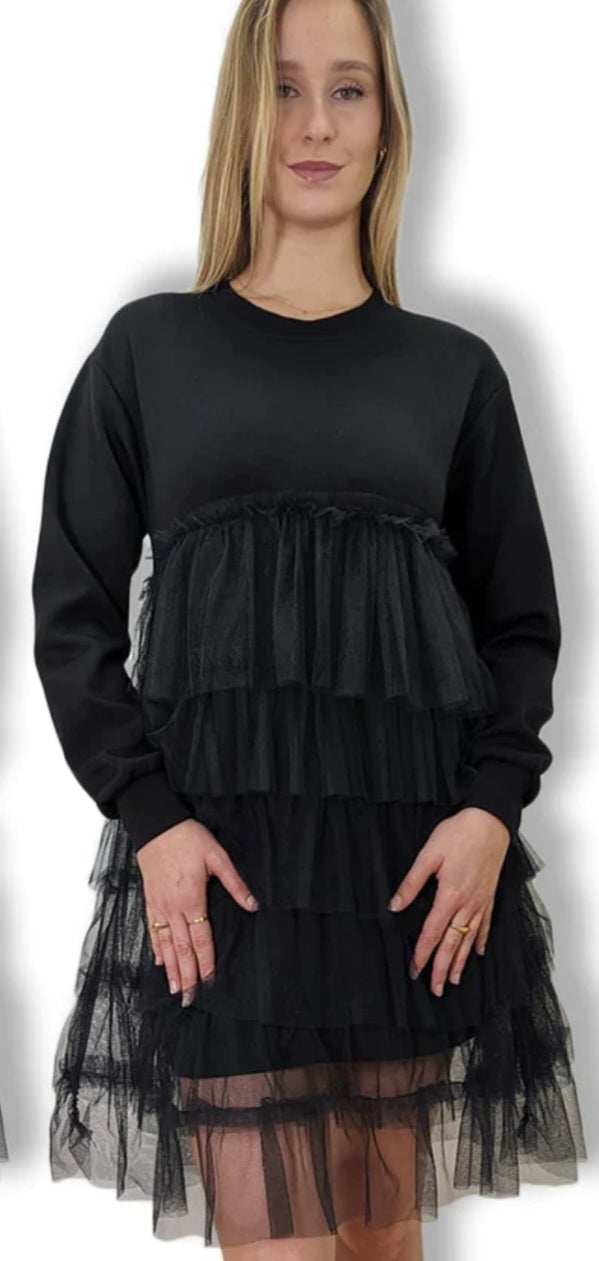 Black Dress/Blouse Tulle
