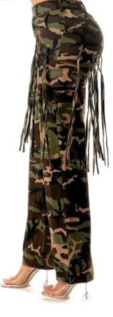 Camo Tassle Pants
